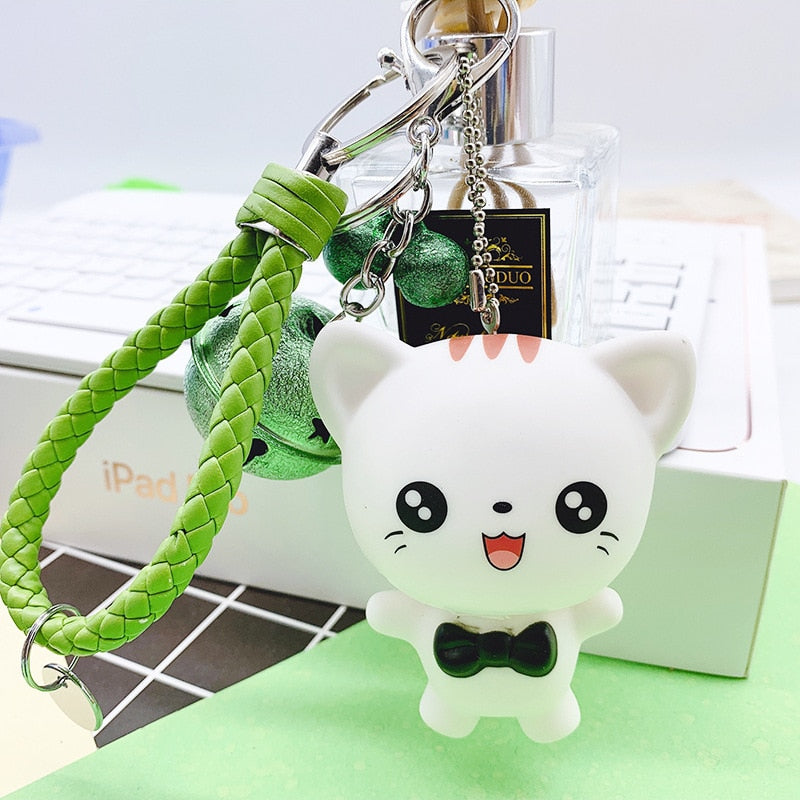 Cat Face Keychain