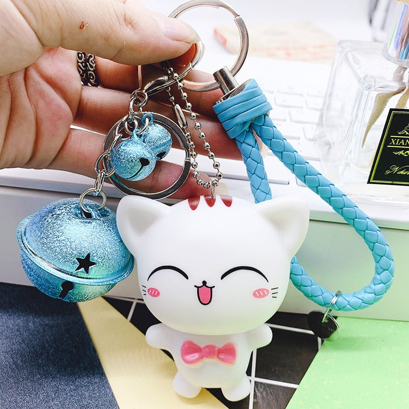 Cat Face Keychain