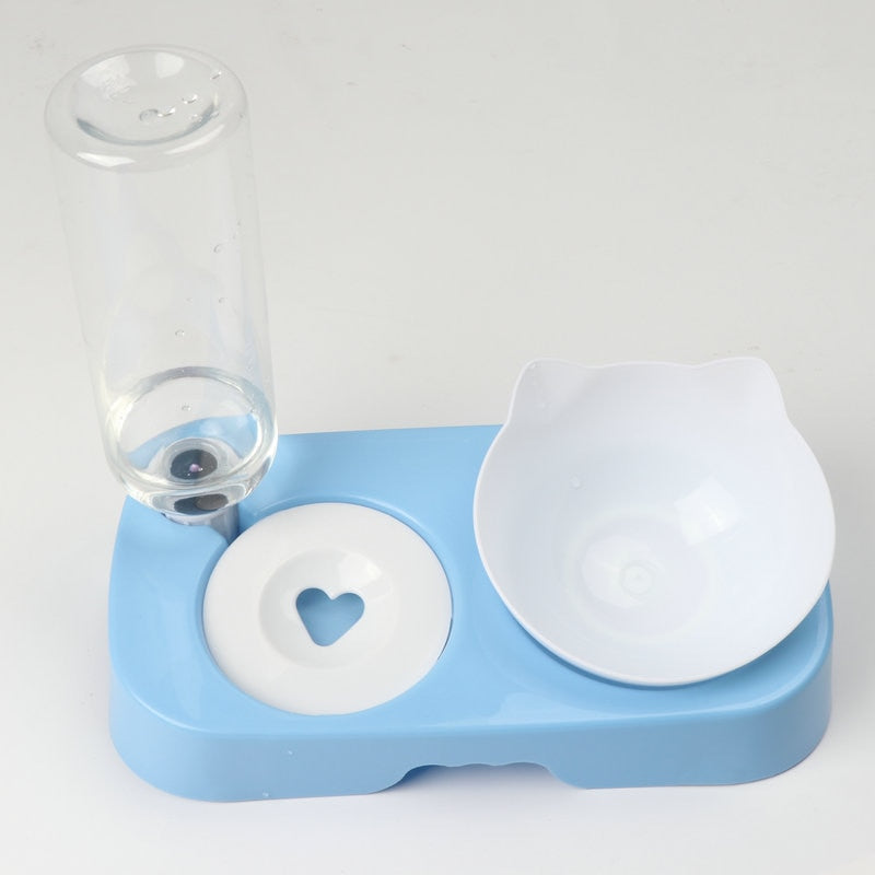 Cat Food and Water Dispenser