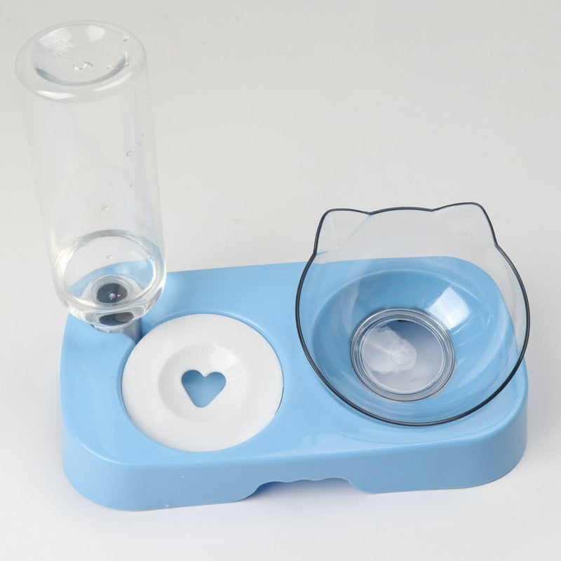Cat Food and Water Dispenser