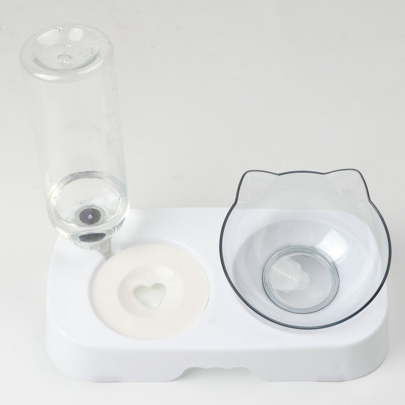 Cat Food and Water Dispenser