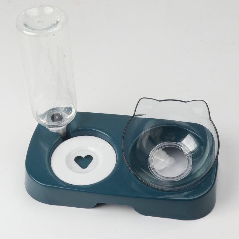 Cat Food and Water Dispenser