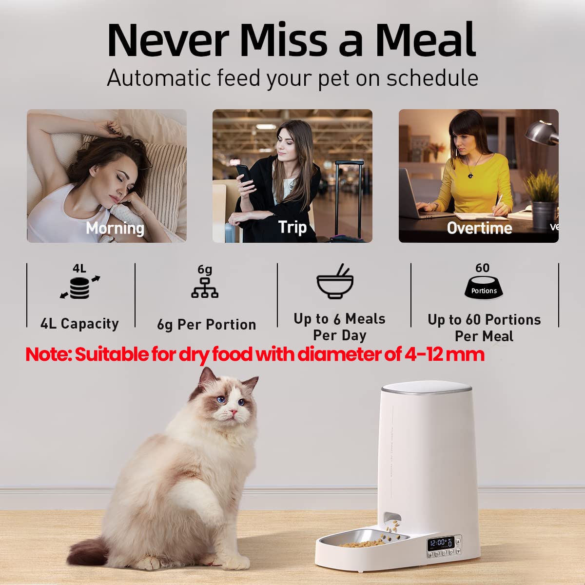 Cat Food Automatic Dispenser