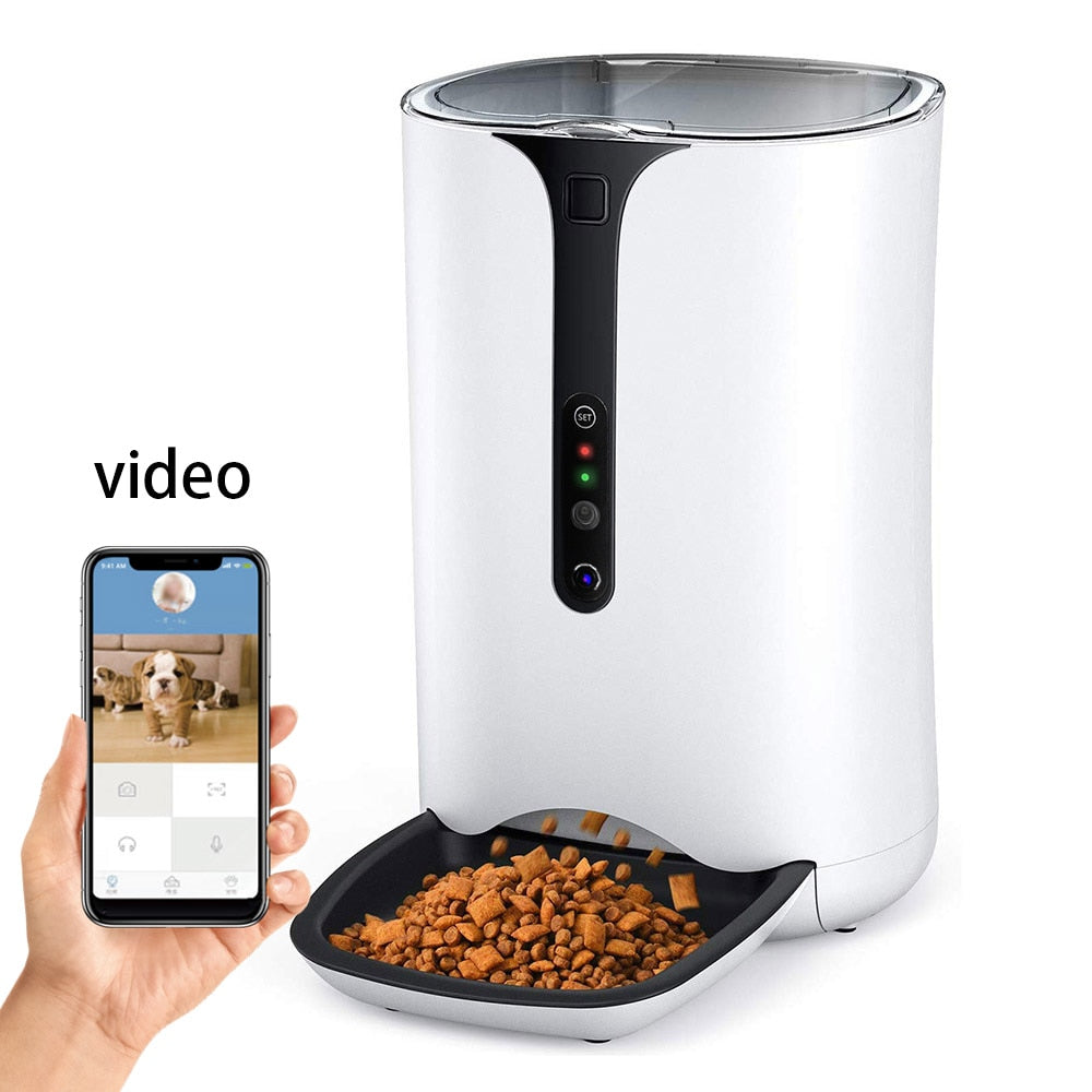 Cat Food Dispenser With Camera