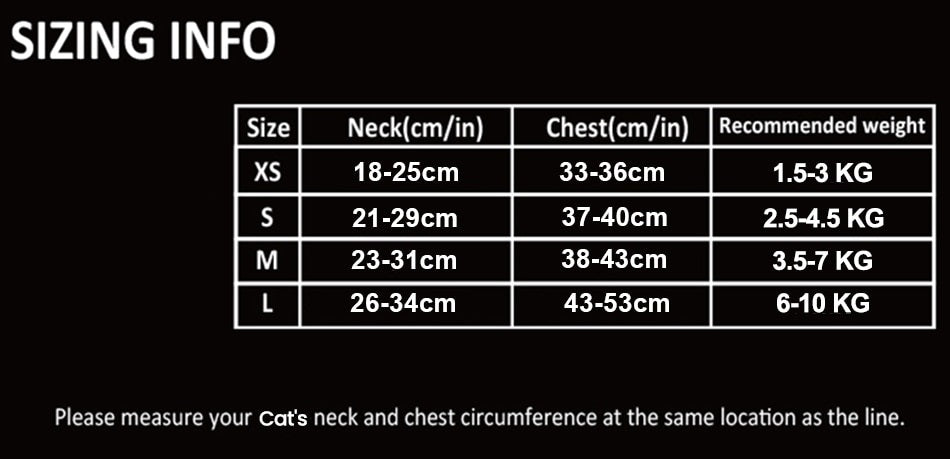 Cat Full Body Harness