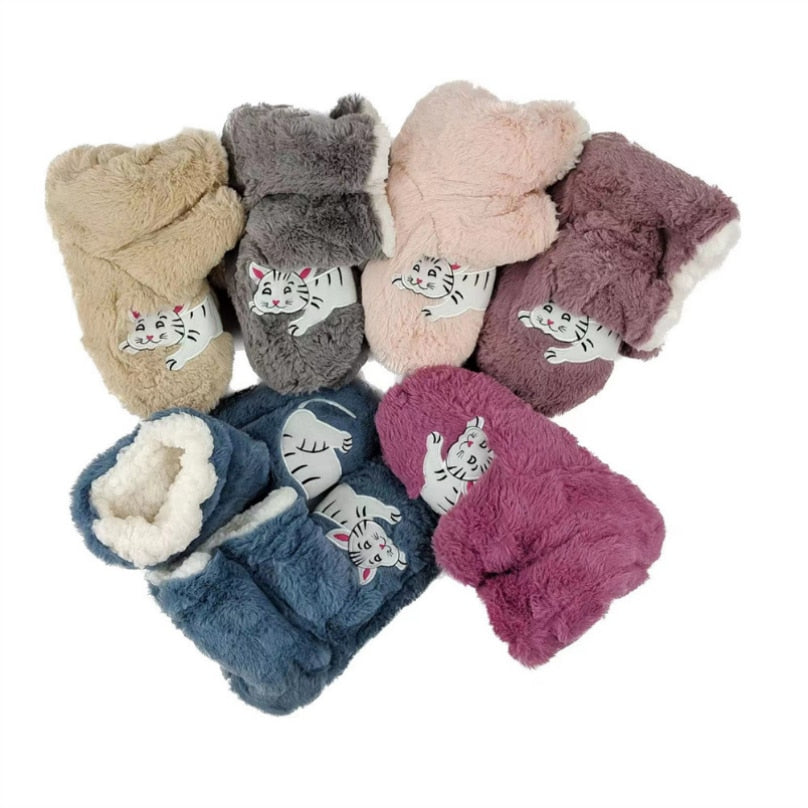 Cat Fur Slippers