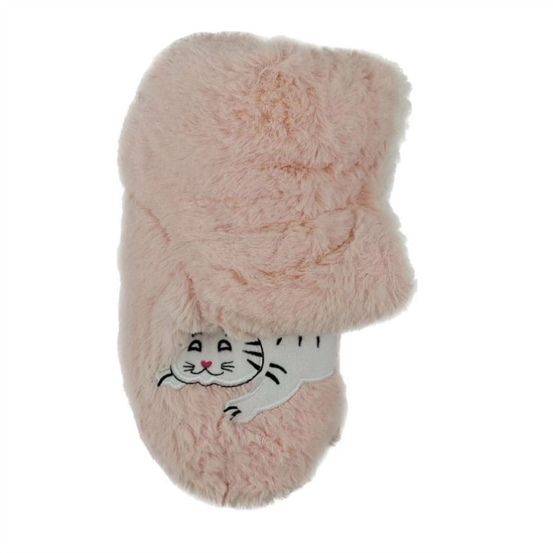 Cat Fur Slippers