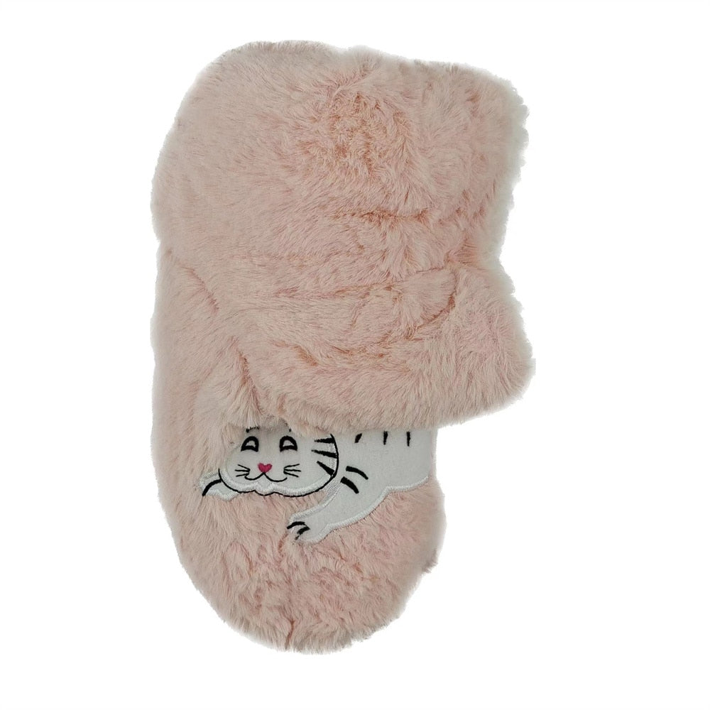 Cat Fur Slippers