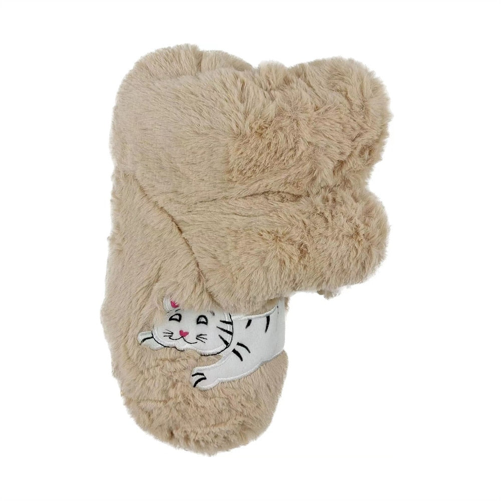 Cat Fur Slippers