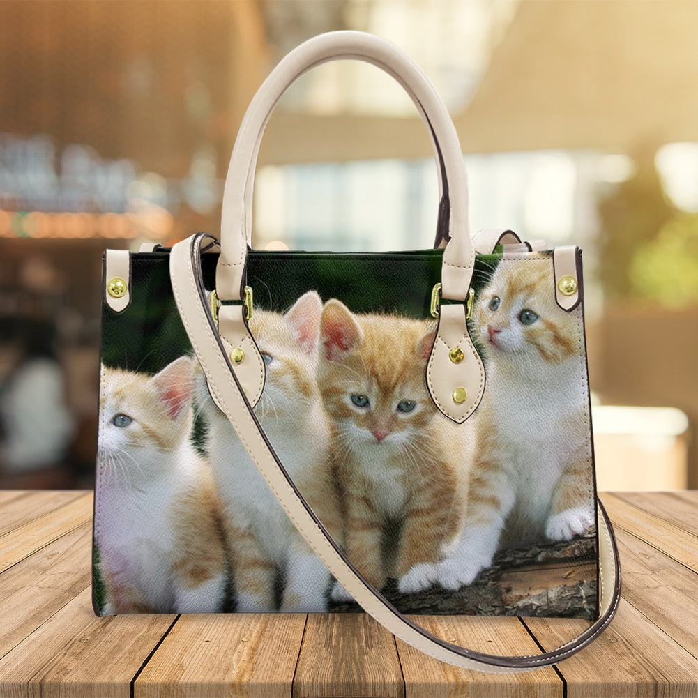 Cat Handbags Leather
