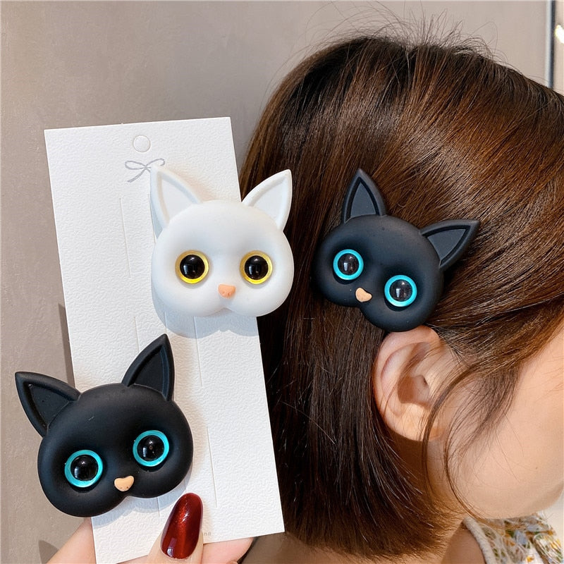 Cat Head Hair Clip