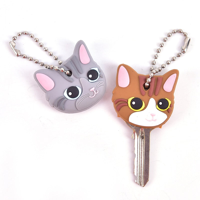 Cat Head Keychain