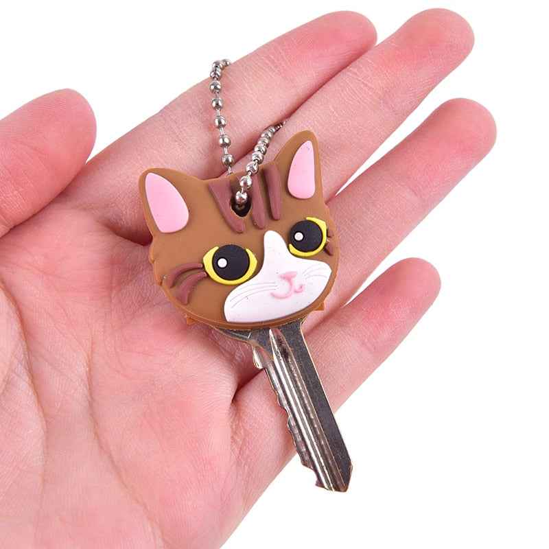 Cat Head Keychain