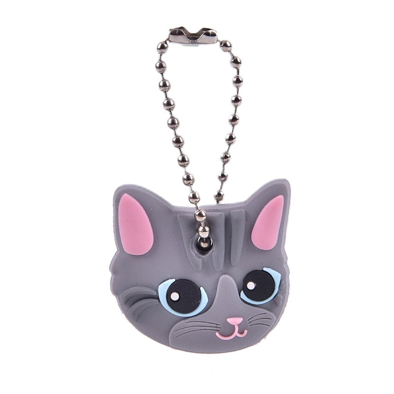 Cat Head Keychain
