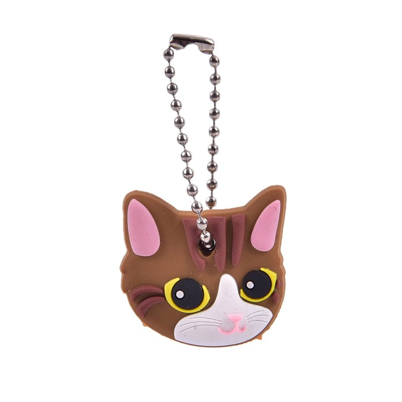 Cat Head Keychain