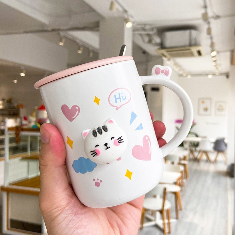 Cat Head Mug