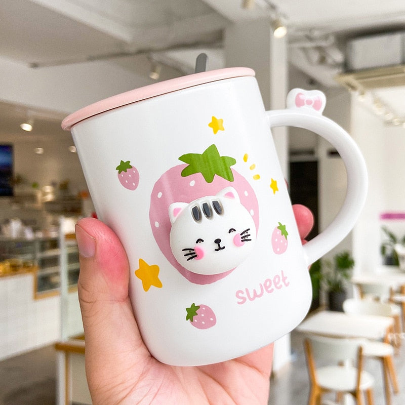 Cat Head Mug