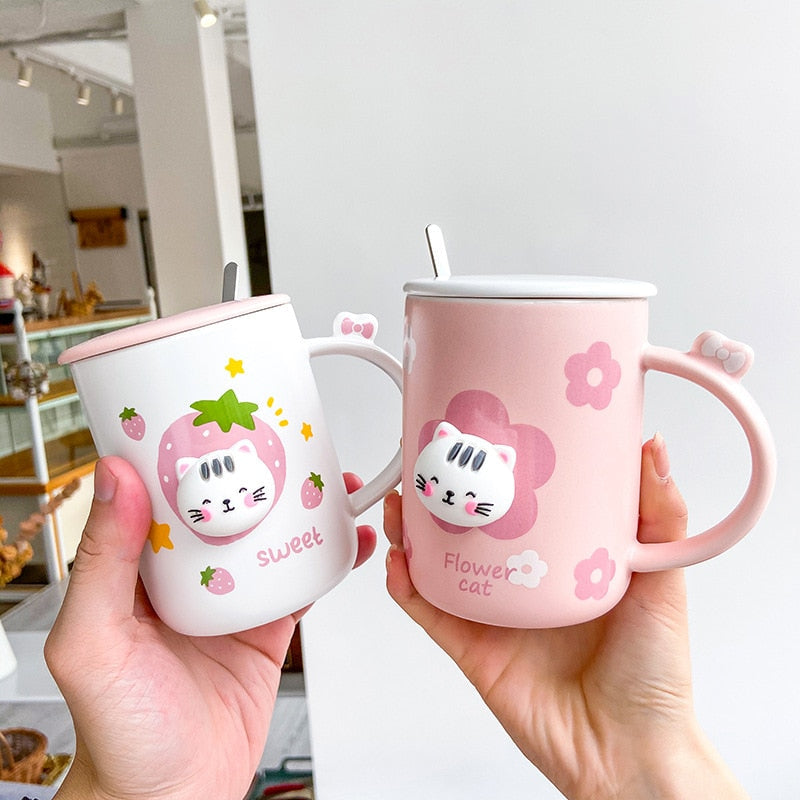 Cat Head Mug