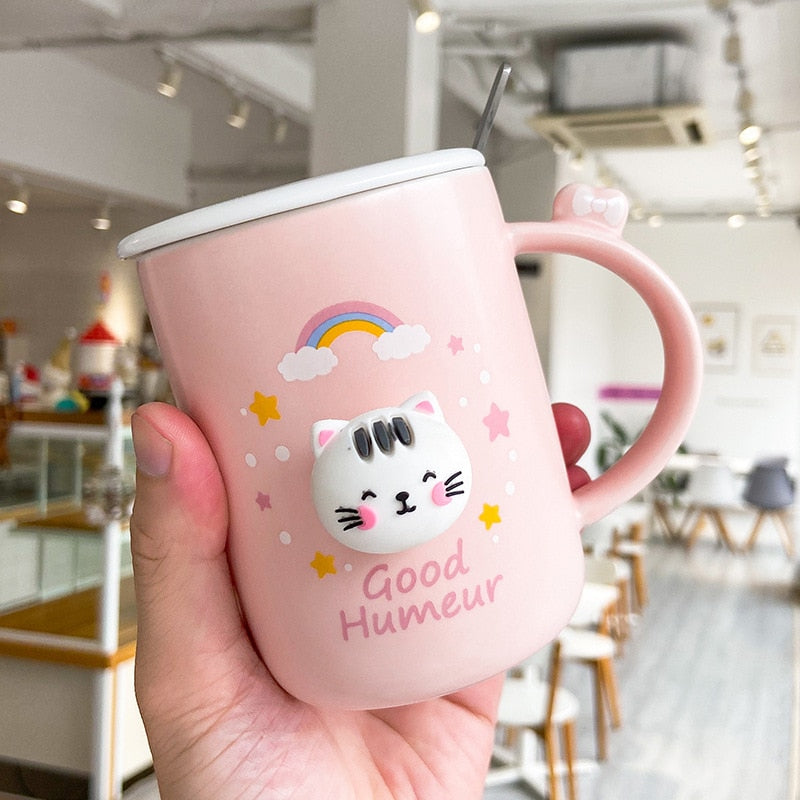 Cat Head Mug