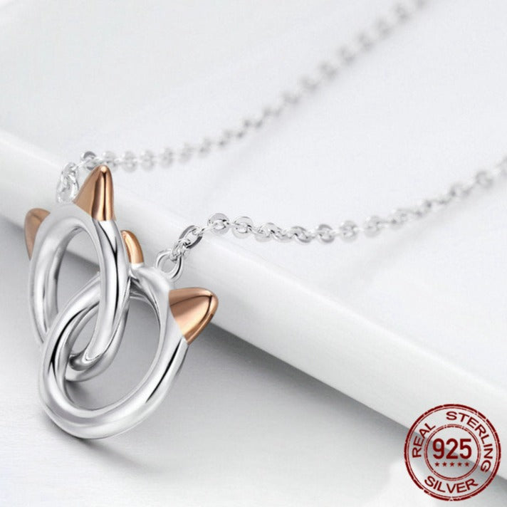Cat Head Necklace
