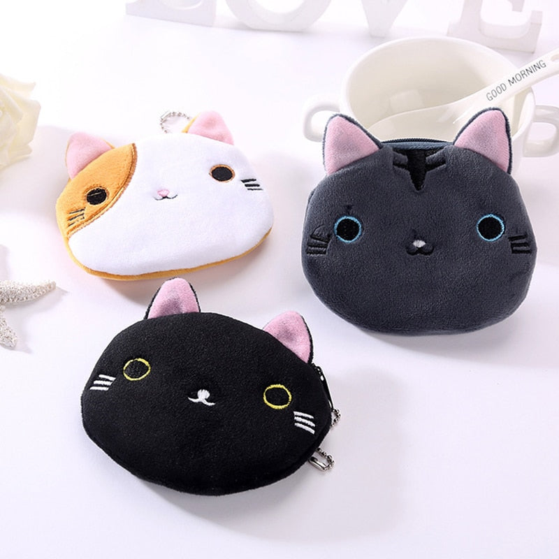 Cat Head Purse