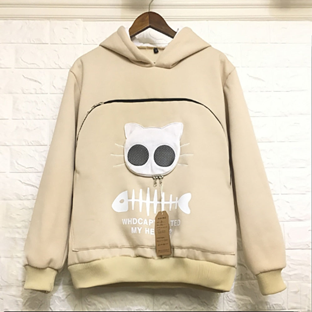 Cat Hoodie Pouch