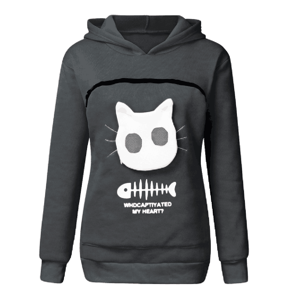 Cat Hoodie Pouch