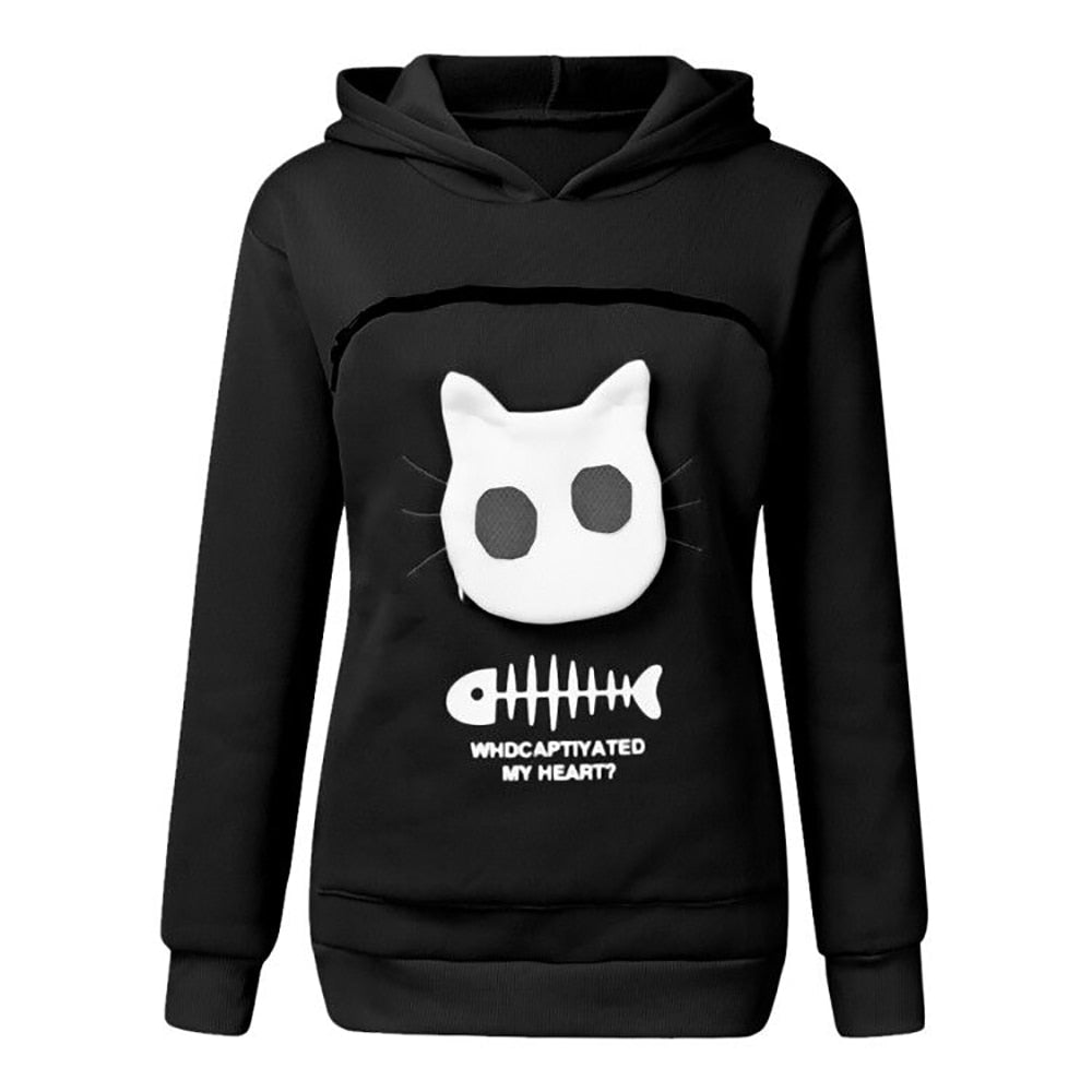 Cat Hoodie Pouch