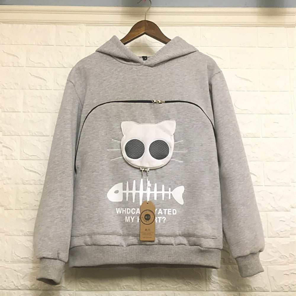 Cat Hoodie Pouch