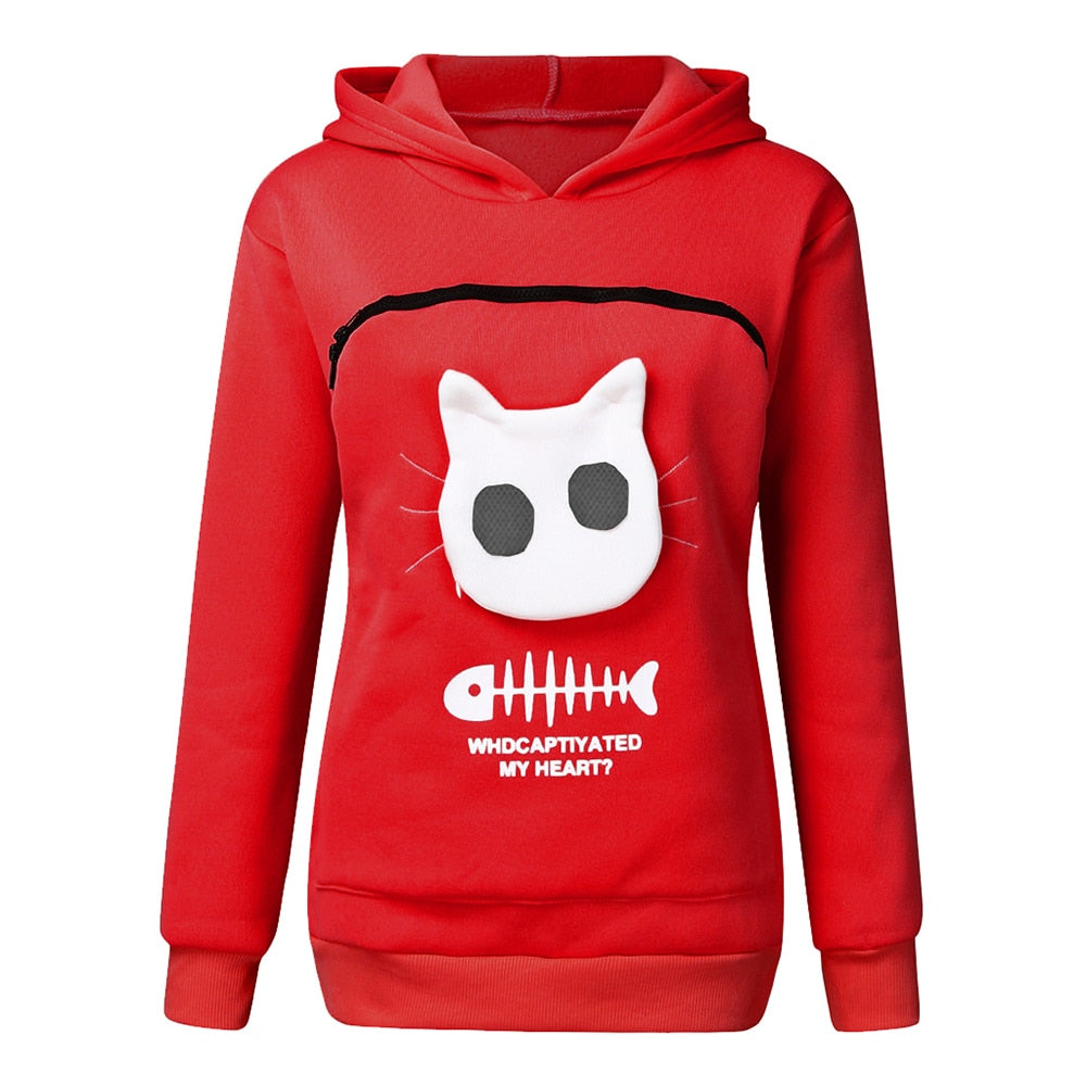 Cat Hoodie Pouch