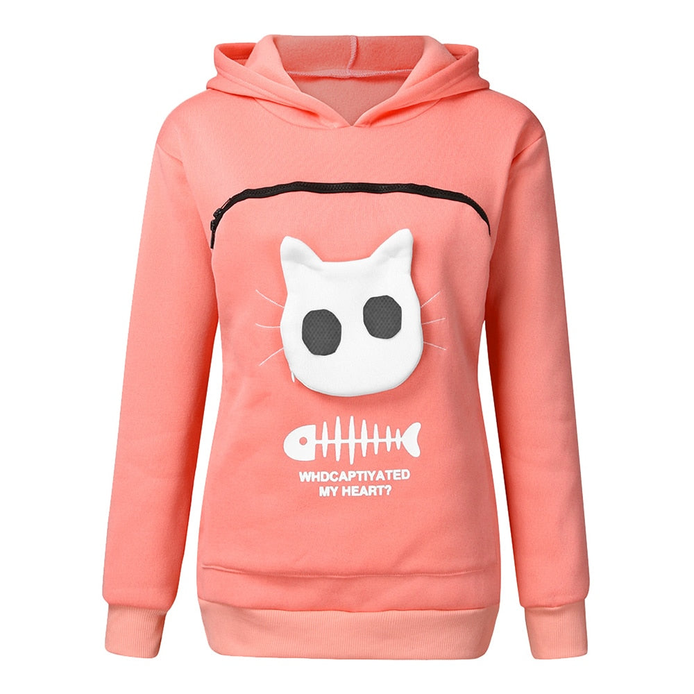 Cat Hoodie Pouch