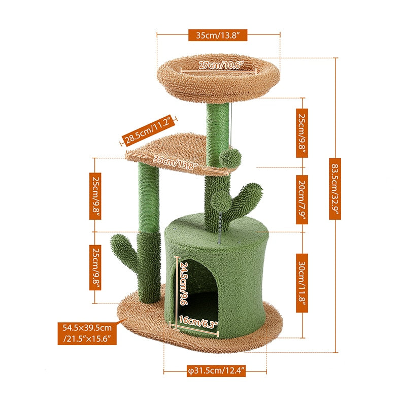 Cat House Scratching Post