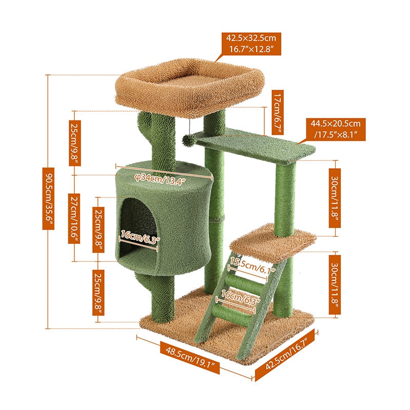 Cat House Scratching Post
