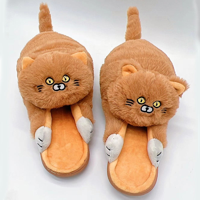 Cat Hug Slippers