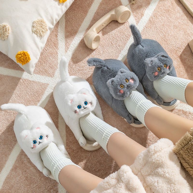 Cat Hug Slippers