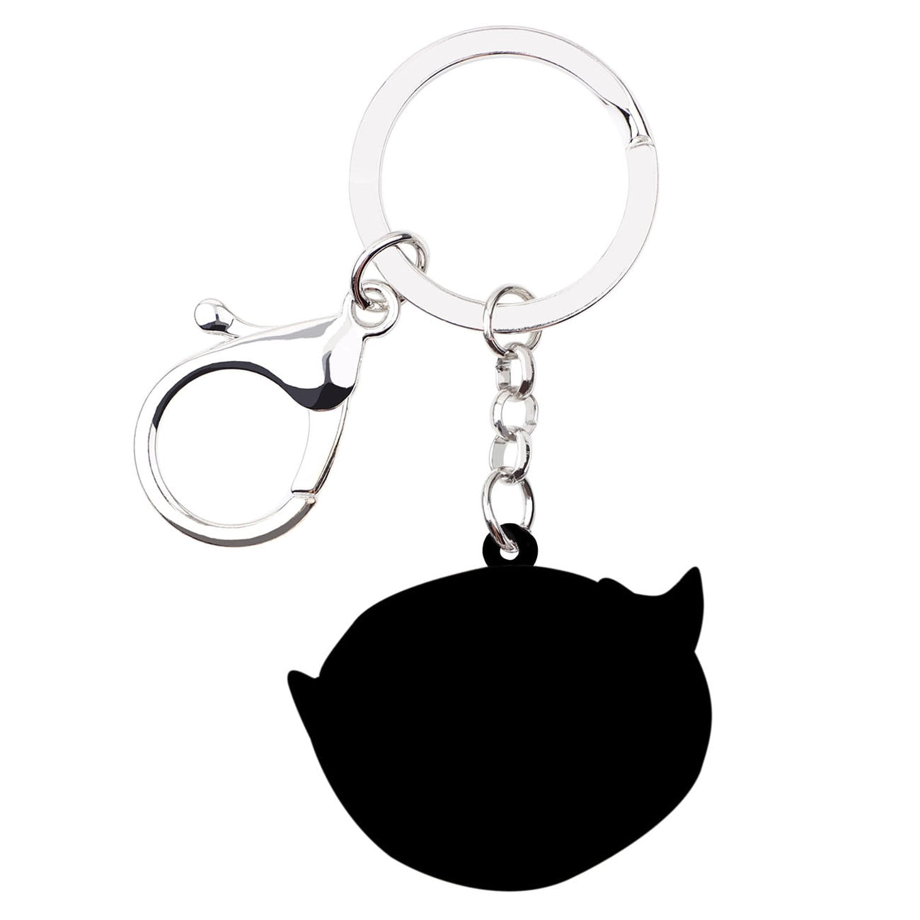 Cat in Basket Keychain