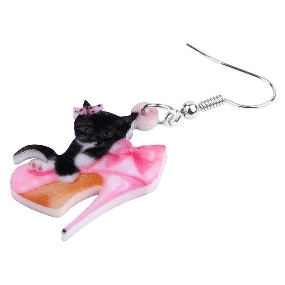Cat in Shoe Earrings