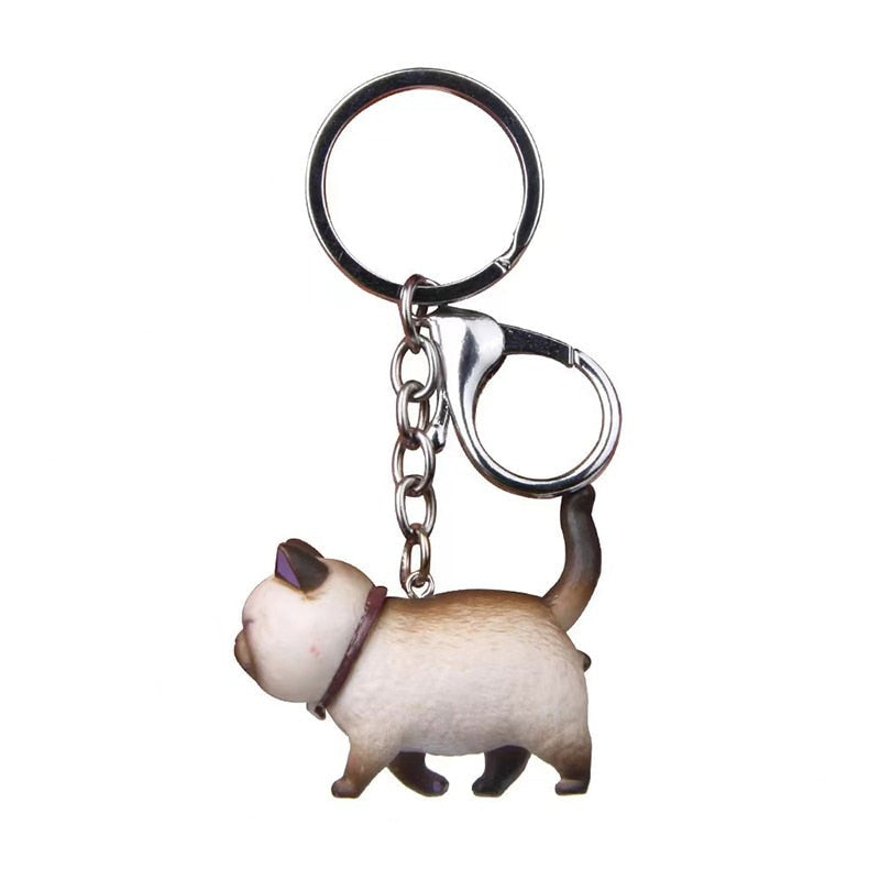 Cat Keychain 3D Print