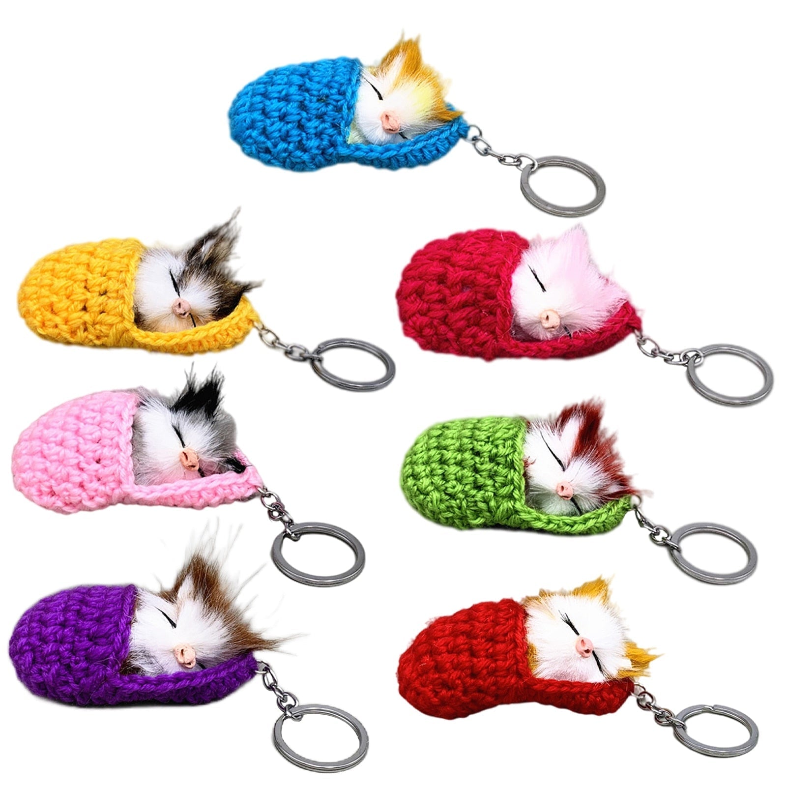 Cat Keychain Crochet
