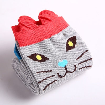 Cat Knee High Socks