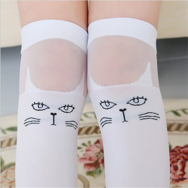 Cat Knee Tights