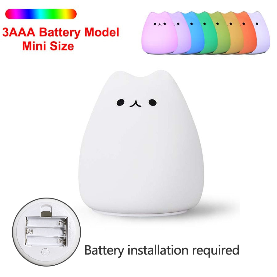 Cat Led Night Light