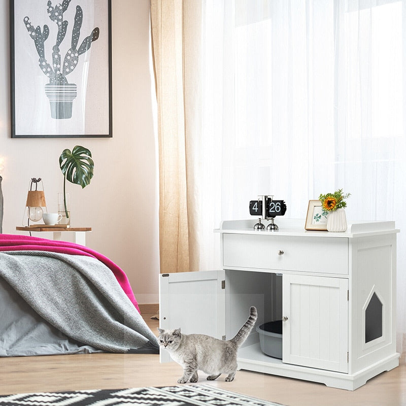 Cat Litter Box Enclosure
