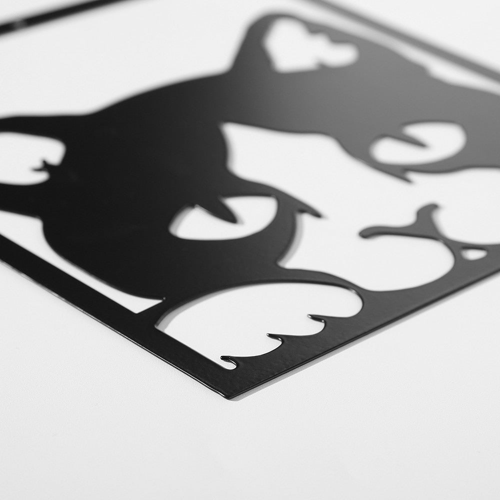 Cat Metal Wall Art