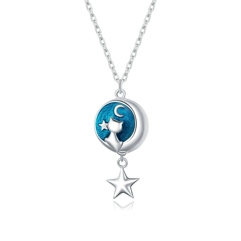 Cat Moon Necklace