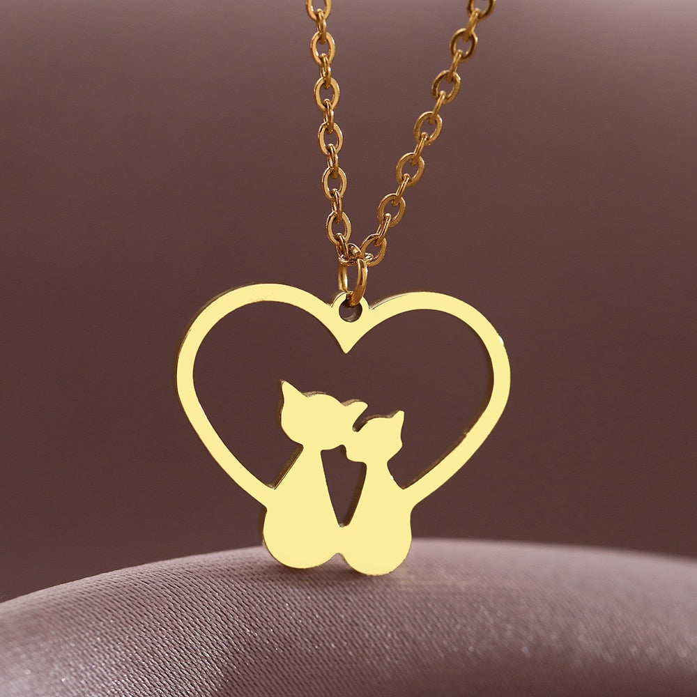 Cat Necklace for Women