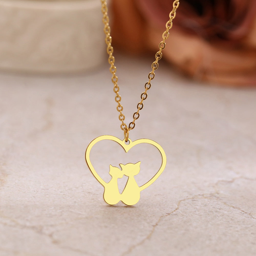 Cat Necklace for Women