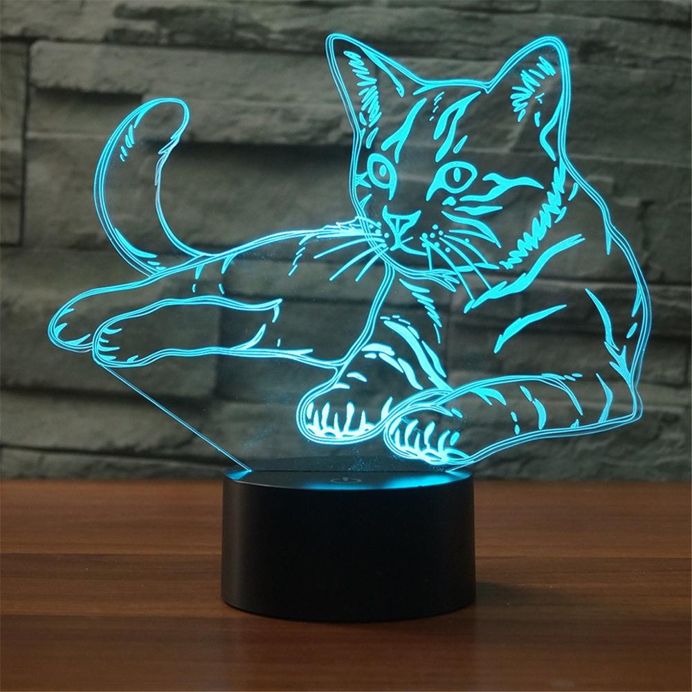 Cat Night Light Lamp