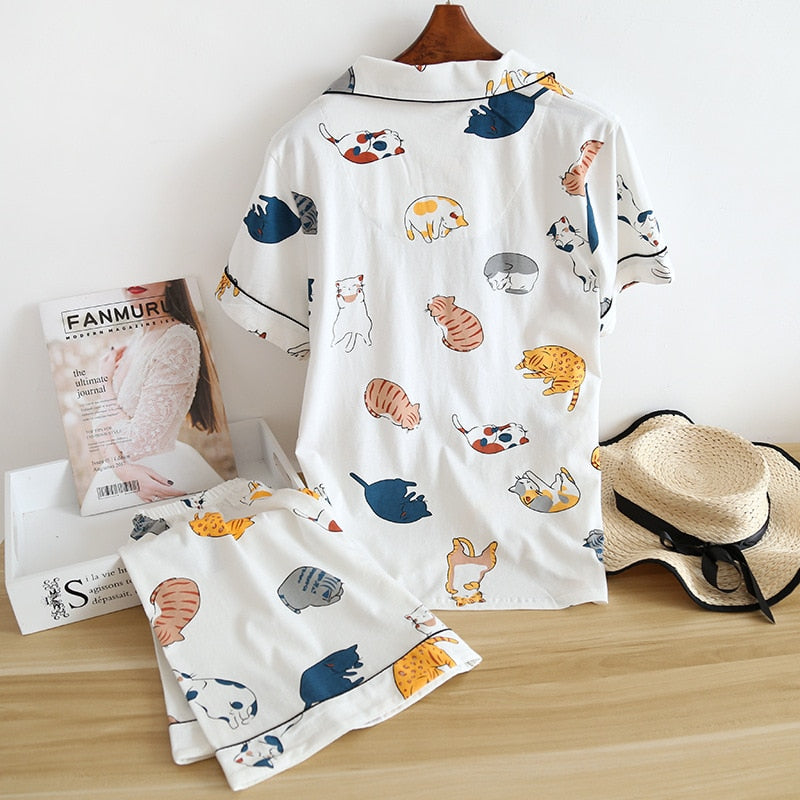 Cat Pajamas Womens