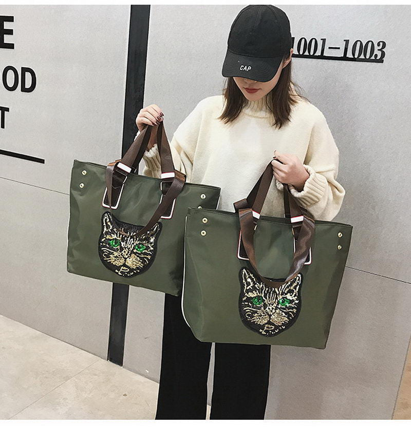 Cat Pattern Handbag